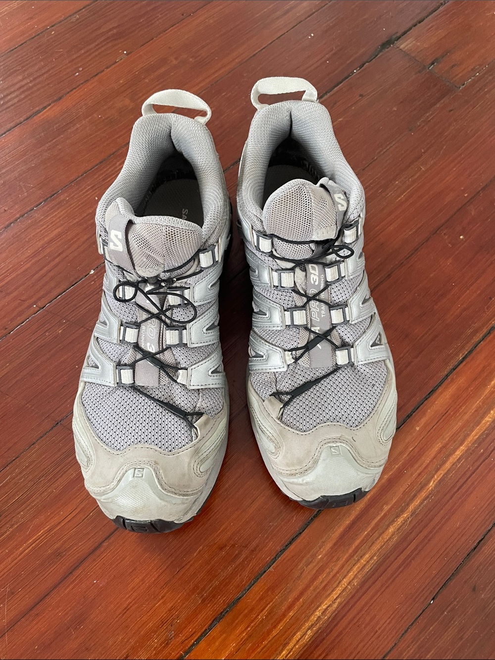 Salomon XA Pro 3D in Alloy/Silver/Lunar Rock sneakers women’s 8 - Picture 4 of 9